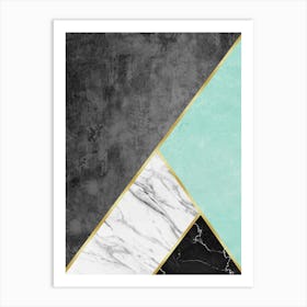 Geometric textures 9 Art Print