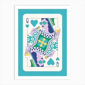 Queen Of Hearts 6 Art Print