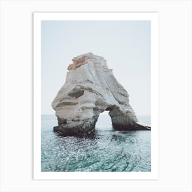 Rock Of Solitude, Milos Art Print