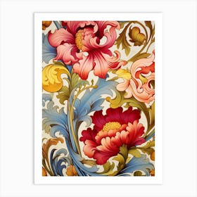 Floral Pattern 36 Art Print