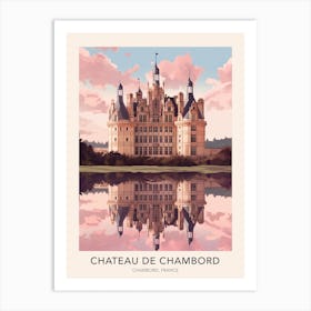Chateau De Chambord France Travel Poster Art Print