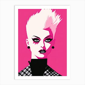 Barbenheimer girl minimalism Art Print