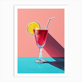 Cocktail Constellations: Atomic Stars Art Print