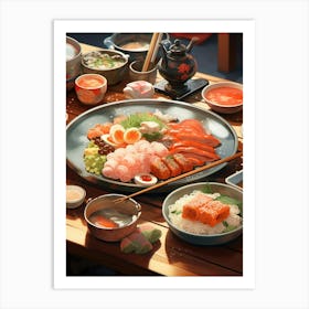 Japanese Food 5 Art Print