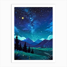 Night Sky 22 Art Print