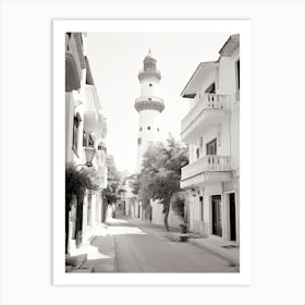 Antalya, Turkey, Photography In Black And White 2 Art Print