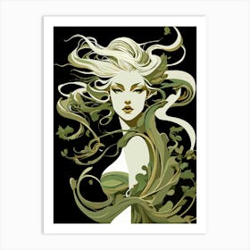 Goddess of Nature - 06 Art Print