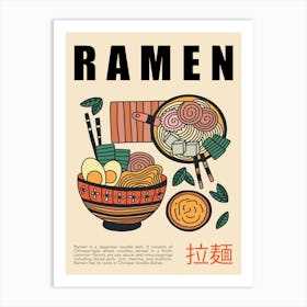 Japanese Ramen Art Print