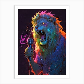 Lion Canvas Print Art Print