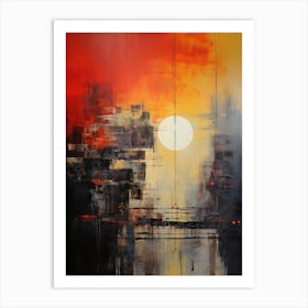 Sunset City Art Print