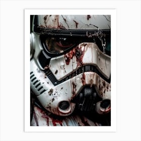 Terrified Storm Trooper Art Print