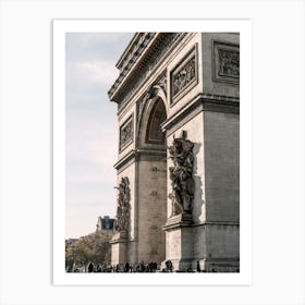 Paris Travel Poster - Arc de Triomf_2156239 Art Print