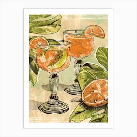 Tropical Cocktail Art Print