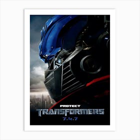 Transformers 2007 Movie Art Print