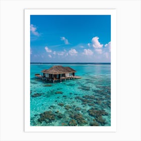 Maldives Island Resort Art Print