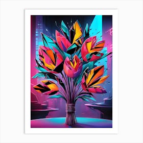 Flowers In A Vase 91 Art Print