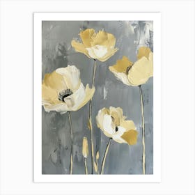 Yellow Poppies 3 Art Print