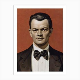 Joseph Cotten Illustration Movies Art Print