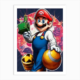 Mario Bros 3 Art Print