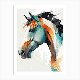 Horse Painting 8 Art Print