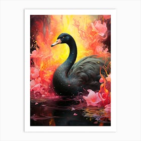 Black Swan Art Print