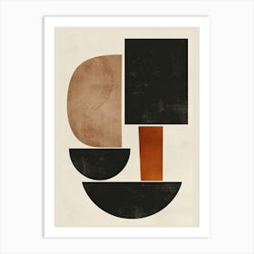 Boston Stone Park Bauhaus Minimalist Art Print