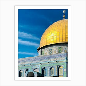 Dome Of The Rock jerusalem Art Print