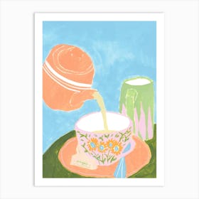 Tea Pot and Sugar Art Print