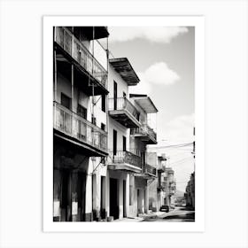 Puerto Rico, Black And White Analogue Photograph 2 Art Print