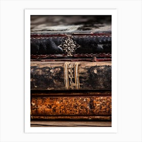 Old Books On A Table 2 Art Print