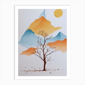 Beautiful Autumn Tree Art Print