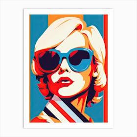 'Sunshine Girl' Pop art Art Print