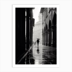 Modena, Italy,  Black And White Analogue Photography  2 Art Print