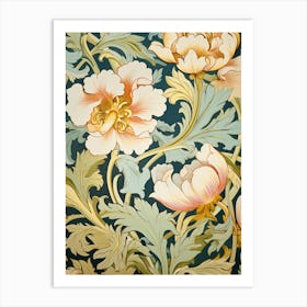 Floral Wallpaper 66 Art Print