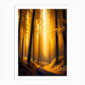 Road In The Forest 3 Art Print