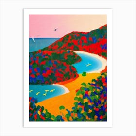 Whitsunday Islands National Park 1 Australia Abstract Colourful Art Print