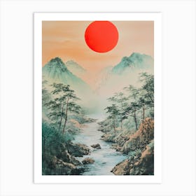 Asian Sunrise Art Print