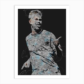 Kevin De Bruyne 8 Art Print