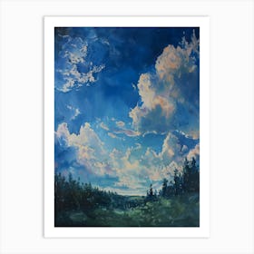 Cloudy Sky Art Print