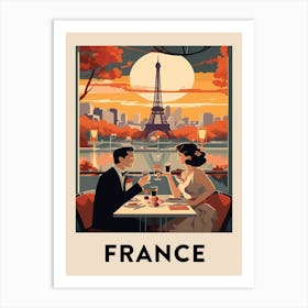 Vintage Travel Poster France 8 Art Print