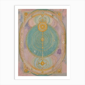 Tarot Card In Pastel Art Print