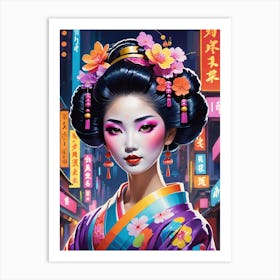 Geisha 183 Art Print
