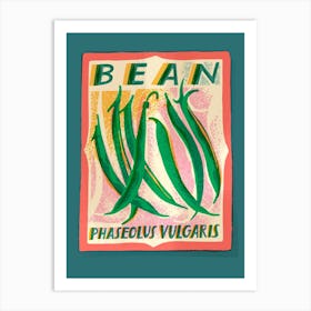 Bean Seed Packet Art Print