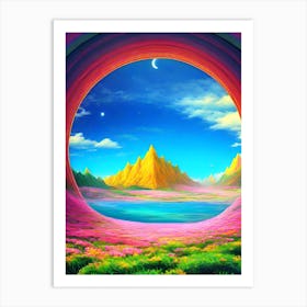 Rainbow In The Sky 5 Art Print