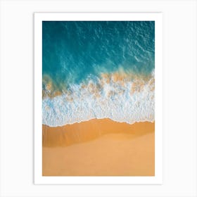 Aerial View Of A Beach 169 Art Print