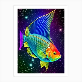 Fish In Space Art Print