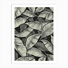 Banana Leaves 23 Art Print