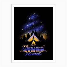 Thousand Stars Hotel Art Print