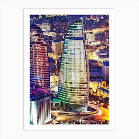 City Of Baku Azerbaijan Country Art Print