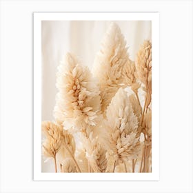 Boho Dried Flowers Celosia 6 Art Print